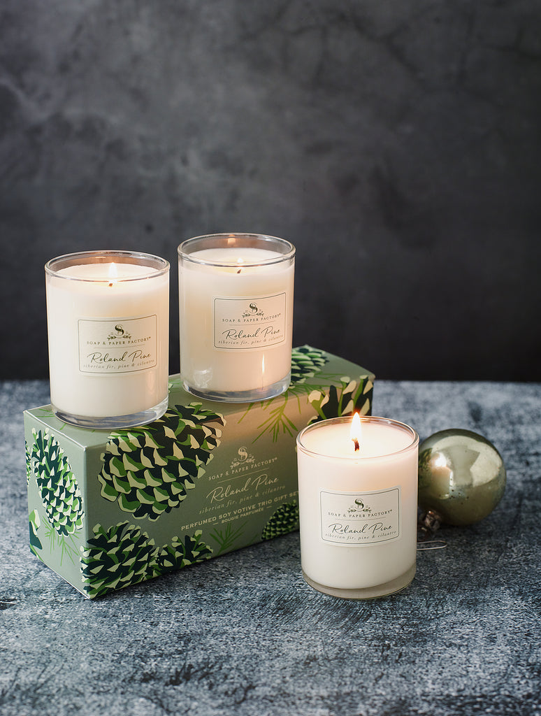 Paddywax - Glass Votive with Ornament Candle I The Kings of Styling