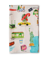 Holiday in New York Tea Towel